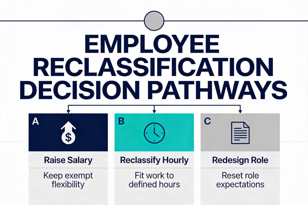 employee reclassification pathway