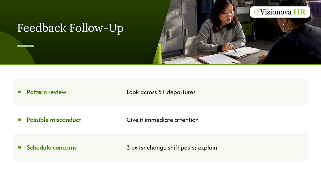 Follow up so people see something change — overview diagram
